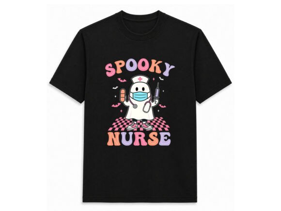 Adorable Spooky Nurse Ghost for Halloween Craft Projects