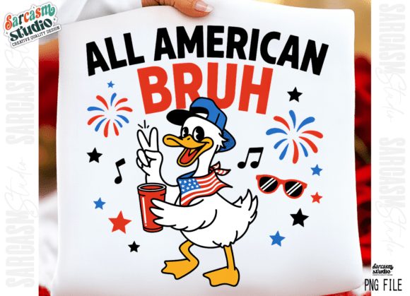 All American Bruh Funny Goose PNG: Unleash Your Creative Spirit