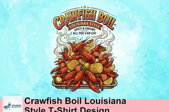 Bring the Bayou to Your Brand with This Vibrant Crawfish Design