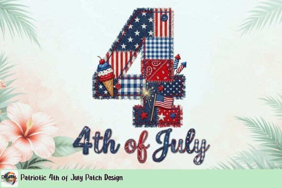Celebrate Independence Day with This Vibrant Patch Design