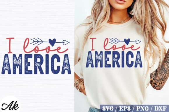 Celebrate the Stars and Stripes: Crafting with I Love America SVG Design