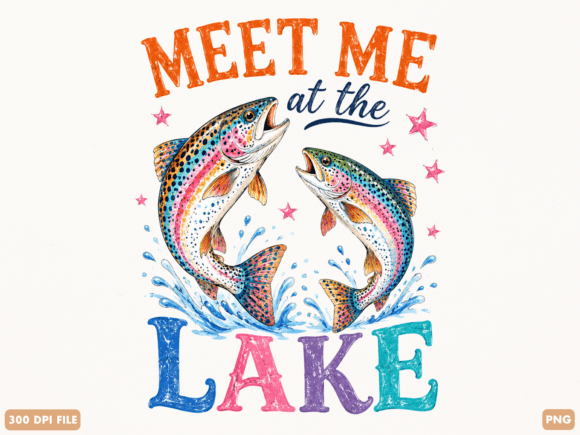 Crafting the Perfect Lakeside Vibe with a Fishing PNG Design