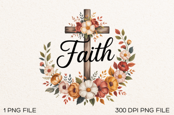 Elevate Your Crafts with Faith Sublimation PNG Design