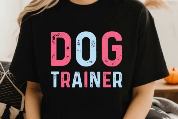 Retro Dog Trainer SVG PNG T-shirt Design: Unleash Your Creativity