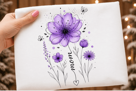 Unleash Your Creativity with the Boho Floral Mom T-Shirt Design PNG